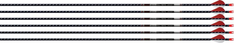 Easton 417843 5mm Full Metal Jacket Arrows 500 Blazer Vanes 6pk - Easton for sale at TheGunDock