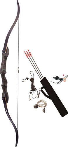 PSE Archery Pro Max Recurve Bow Set Right Handed 54in Draw Length / 20lb-img-0
