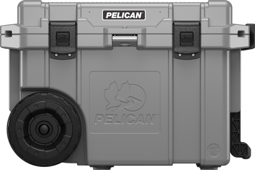 Pelican IM 45QW6DKGRY 45 Quart Cooler with Heavy Duty Wheels Graphite