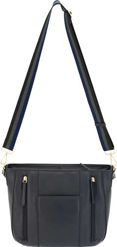 Cameleon 49198 Vida Concealed Carry Purse Navy Genuine Leather
