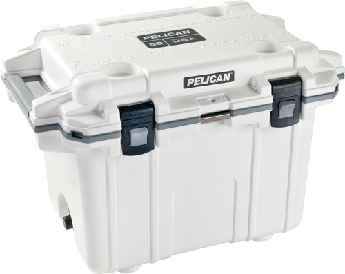 Pelican 50Q-1-WHTGRY 50 Quart Elite Cooler White/Gray