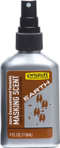 Wildlife Research 534-4 Earth Scent Masking Spray, 4oz, Pack of 4