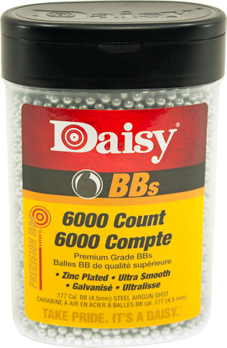 Daisy 980060-444 Max Speed .177 Caliber BBs 6000 Count, 4-Pack Case - Daisy Manufacturing Co., Inc. - .177