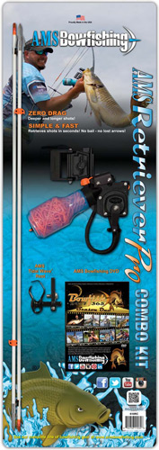 AMS BOWFISHING Retriever Pro 25 Yards 200# Line RH Combo Kit (610-CMB-RH) - AMS for sale at TheGunDock