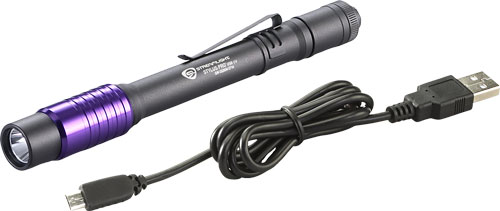 Streamlight 66149 Stylus Pro USB UV LED Penlight Black Anodized Aluminum