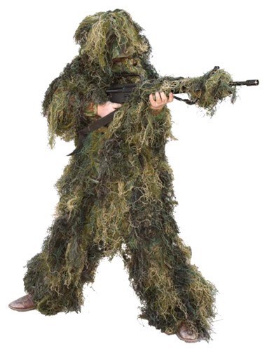 Red Rock 70915YL 5-Piece Ghillie Suit Woodland Camo Youth Large