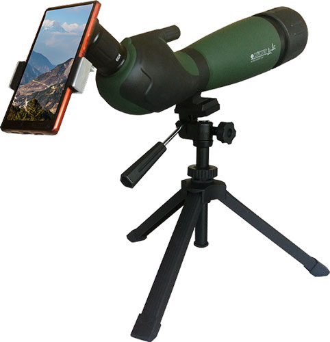 Konus KonuSpot 20-60x80 Spotting Scope with Tripod & Smartphone Adapter
