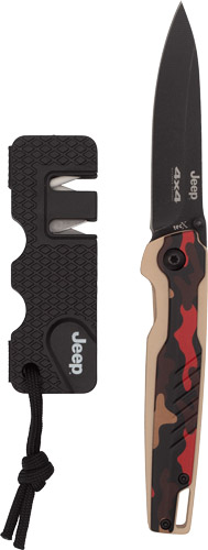 Case Knives Jeep 3.2" Folder Knife with Sharpener