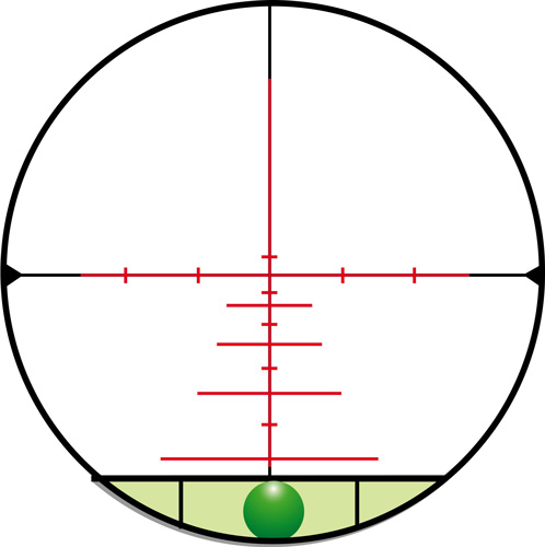 Konus KonusPro 3-9x40 Rifle Scope with 550 Ballistic Illuminated Reticle