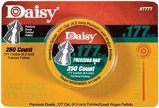 Daisy 997777-506 Pointed Pellets .177 Caliber 250-Count 6-Pack - Daisy Manufacturing Co., Inc. - .177