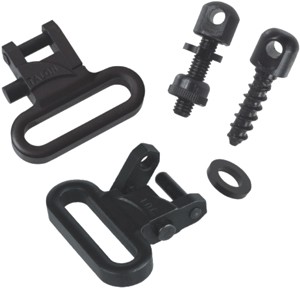 Outdoor Connection Talon Swivels Set, 1in, Black, Stainless Steel, Quick-Release, Silent Operation, TAL79410