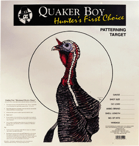 Quaker Boy Turkey Paper Patterning Target 20"x20" 100 Pack