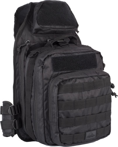 Red Rock 80139BLK Recon Sling Bag Black Tear-Away Main Compartment