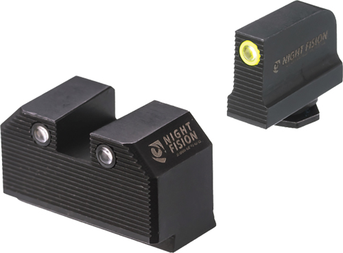 Night Fision GLK001330353YGZG Tritium Sights G17/19/45 RMR Yellow