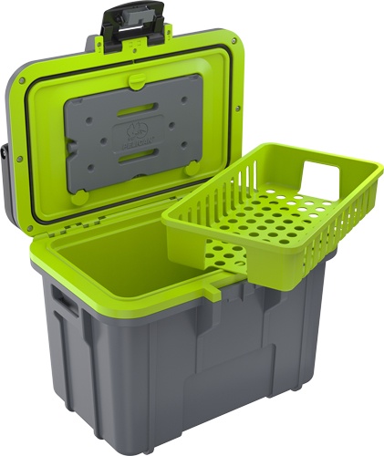 Pelican Coolers IM 8 Quart - GRAY/Green ICE PACK & Storage