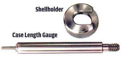 Lee Precision .38-55 Winchester Case Trim Gage and Shell Holder Steel-img-0