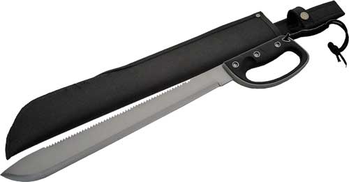 SZCO Rite Edge 926813 Machete 19" Rubber Grip, 24.75" Overall Length