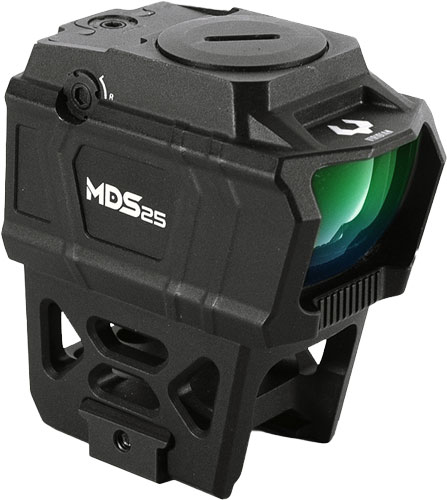 Viridian 9810127 MDS25 Black Anodized 3 MOA Green Dot Sight IPX6 Waterproof - Viridian Weapon Technologies - 29 MM