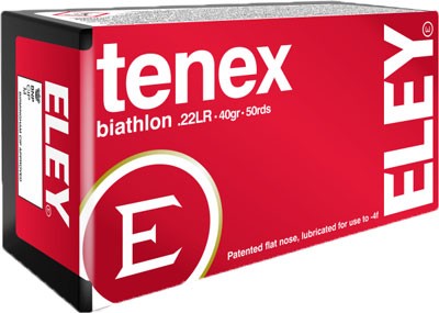 Eley Tenex Biathlon .22 LR  Ammunition 50 Rounds LFN 40-img-0