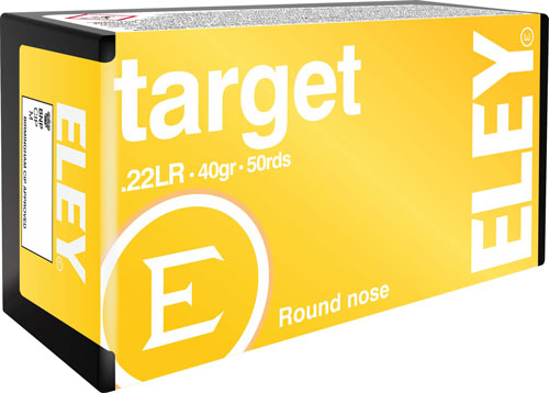 Eley ELEY TARGET .22 LR 40 Grain RN 50 Round