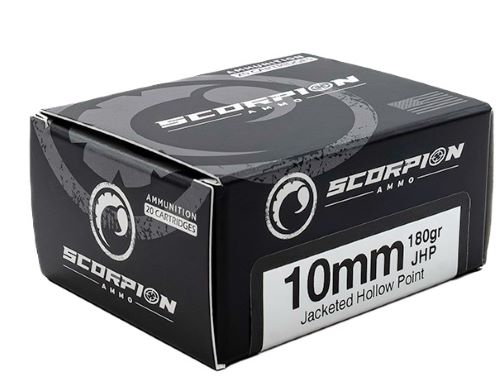 SCORPION 10MM 180GR JHP 20RD