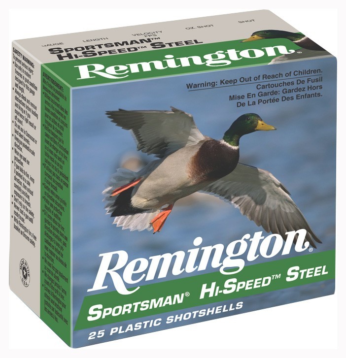 Remington Ammunition 20999 Sportsman Hi-Speed Waterfowl 12 Gauge 3.50" 1 3/8 oz 2 Shot 25 Per Box/ 10 Cs