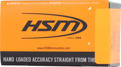 HSM AMMO RMFG 223 52GR MATCH HPBT 50RD 20BX/CS