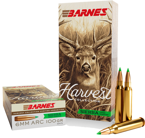 Barnes Harvest Sierra Tipped Gameking Ammunition 6MM ARC 100GR PT 2800 FPS 20/Ct