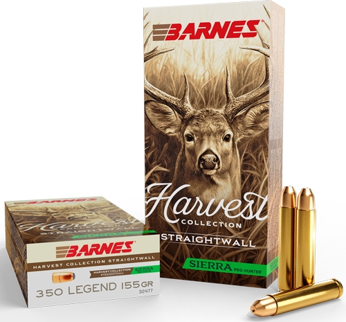 Barnes Harvest Collection Sierra Pro-Hunter Ammunition 350 Legend 155GR FN 2215 FPS 20/Ct