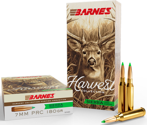 BARNES HARVEST 7MM PRC 180GR TIPPED GAMEKING 20RD 10BX/CS