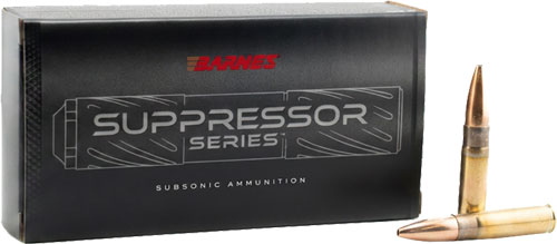 Barnes Suppressor Series 300 Blackout 205gr HP Subsonic Ammo (20rd)