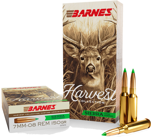 BARNES HARVEST 7MM-08 150GR TIPPED GAMEKING 20RD 10BX/CS
