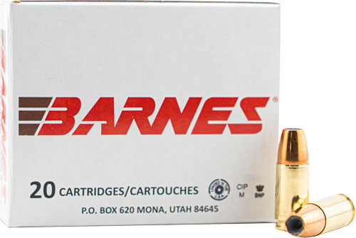 Barnes 9MM 115GR JHP - 20RD 10BX/CS