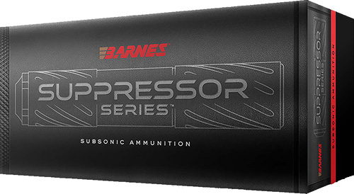 Barnes Suppressor Series 9mm Luger 147gr JHP Subsonic Ammunition (20 rounds)