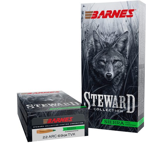Barnes Steward 22 ARC 69GR - Tipped Varmintking 20RD 10BX/C