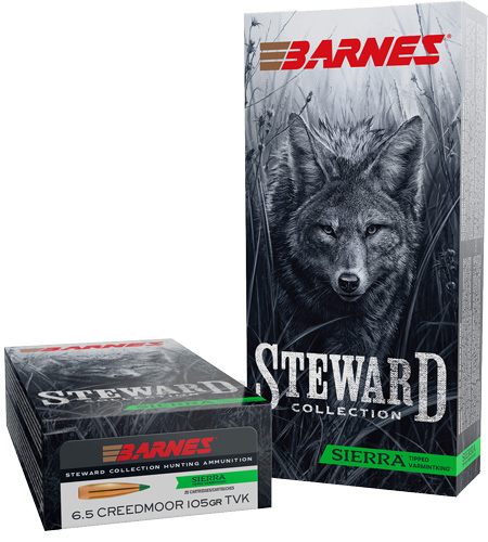 Barnes Steward 6.5CM 105GR - Tipped Varmintking 20RD 10BX/C