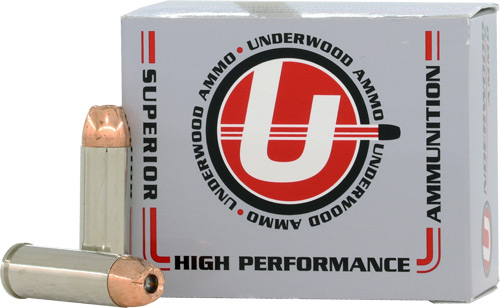 Underwood Ammo .454 Casull 300 Grain Jacketed Hollow Point Nickel Plated-img-0