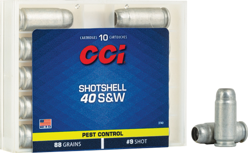 CCI Pest Control Shotshell .40 S&W #9 Shot (88 Grain)