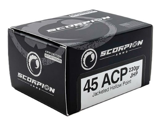 SCORPION 45ACP 230GR JHP 20RD