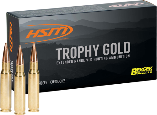 HSM 65PRC130VLD Trophy Gold 6.5 PRC 130GR Berger VLD 20RD Ammo