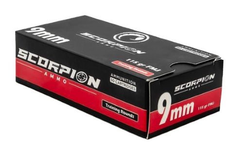 SCORPION 9MM LUGER 115GR FMJ-RN 50RD