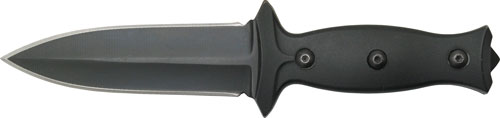 ABKT Elite AB014 Boot Knife 3.5" Blade with Metal & Nylon Clips