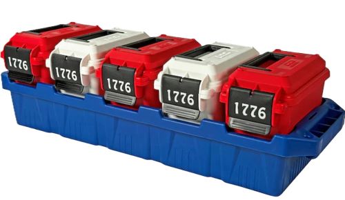 MTM 5 MINI AMMO CANS WITH CUSTOM TRAY AMERICA 250