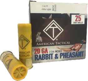 ATI GAME LOAD 20GA 2.75" 1OZ #7.5 250RD CASE LOT