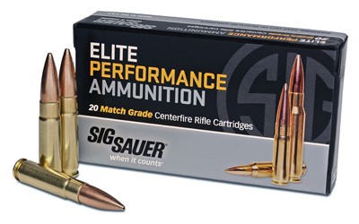 Sig Sauer Elite Match Grade Performance Rifle Ammo 300BLK 220 Gr. OTM 20 Rd. Sauer Elite Match Grade Performance Rifle 300BLK 220 Gr. OTM 20 Rd. Ammo