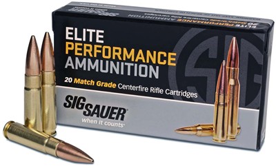  Sauer E308M220 Marksman Elite Open Tip Match 175 Grain .308 Win / 7.62x51mm 2600 Fps Ammo