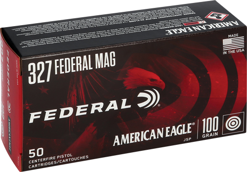 Federal American Eagle .327 Federal Magnum 100 Grain JSP Soft Point (50 Rounds)