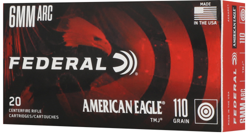 ERAL AE 6MM ARC 130GR TMJ 100GR SP 20RD 10BX/CS Ammo