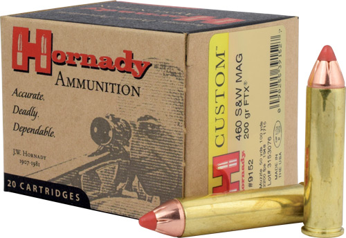 Hornady Custom Pistol Ammo 200gr Flex Tip