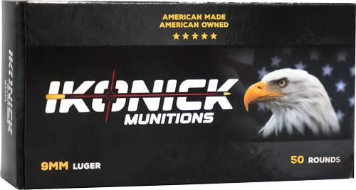 Ikonick USA 9mm 147gr – Proven Subsonic Ammo, 50 Rounds